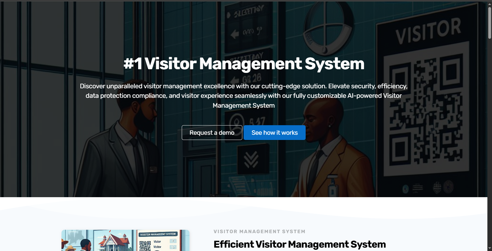 AI-Powered Visitor Management System project