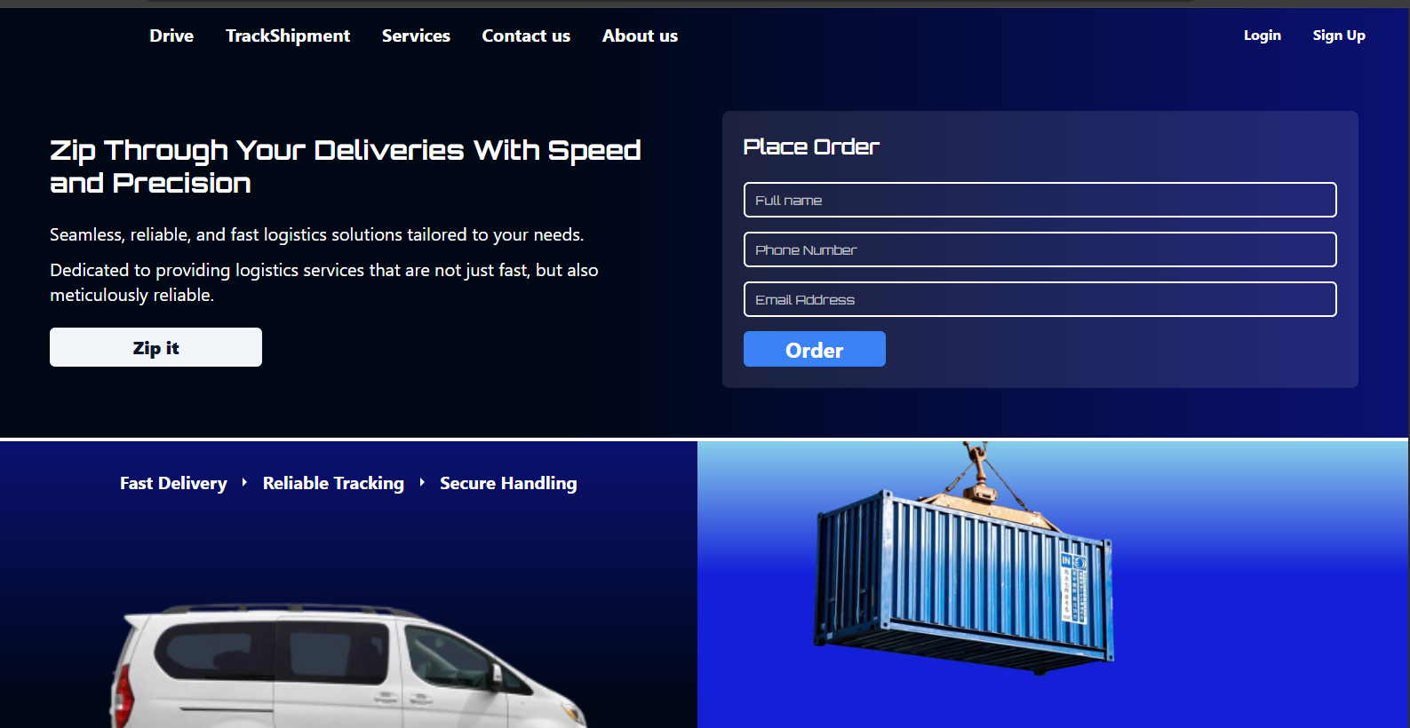Zip Logistics project