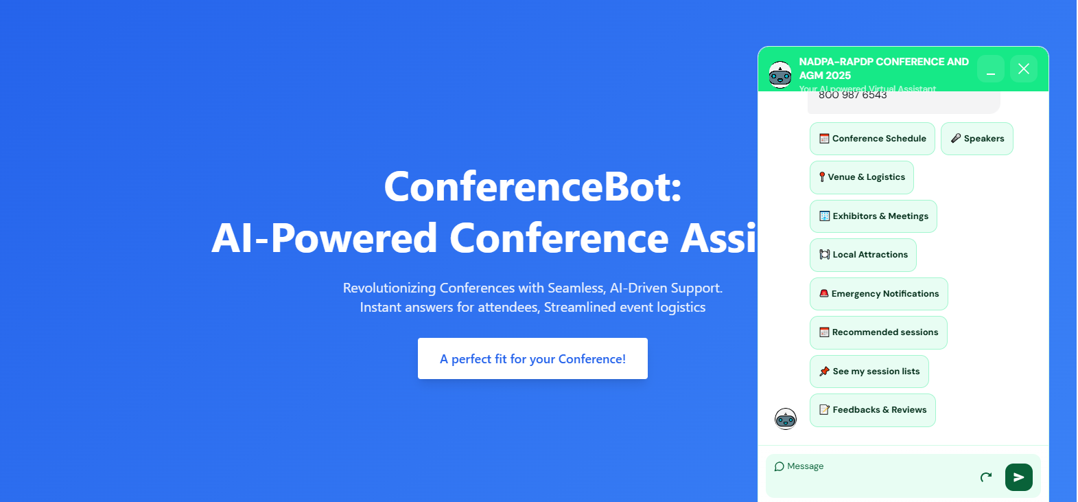Conference AI Assistant project