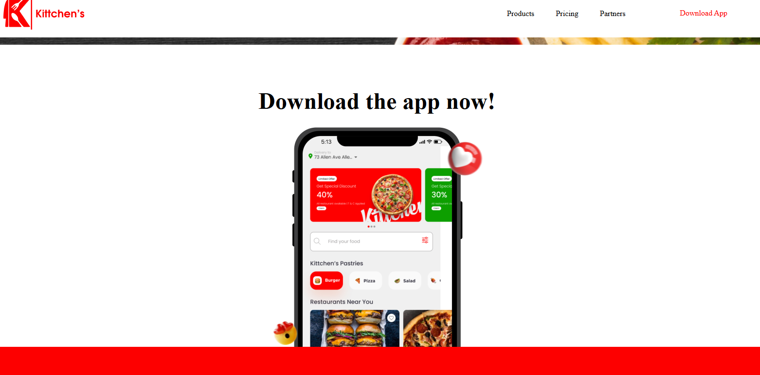 Kittchen’s Mobile Application project